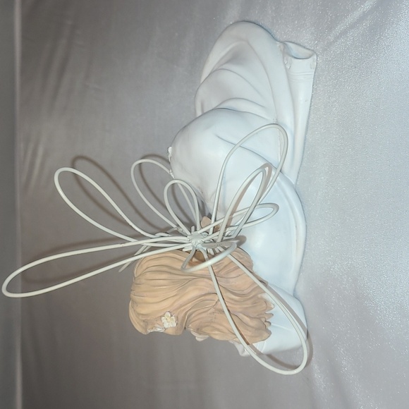 Vintage Popular Creations Angel Figurines Wire Wings Lot of 5 Collectibles 6" - Picture 7 of 11